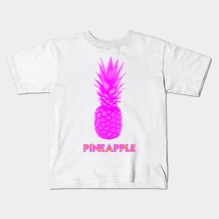 Fruit Identity Pink Pineapple Kids T-Shirt